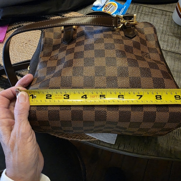 Louis Vuitton Damier Brown Leather Bag - Picture 12 of 16
